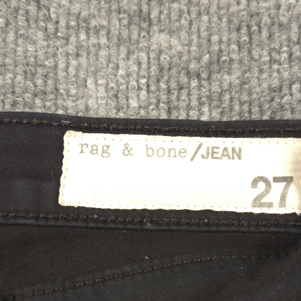 rag & bone/JEAN Black Plush Mid-Rise‎ Skinny Legging Jeggings Size 27 - Picture 6 of 9